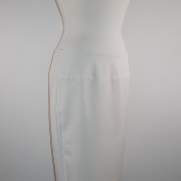 Ellen Tracy Pencil Skirt in White - Women's size 6 - Picture 9 of 15